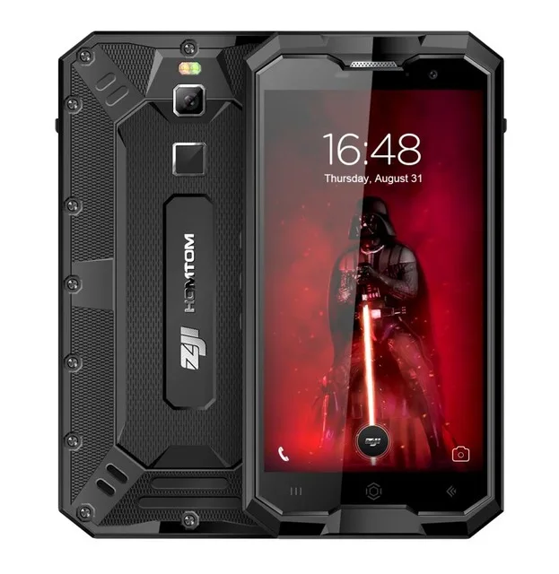 Black HOMTOM ZOJI Z8 IP68 водонепроницаемый смартфон 4G ram 64GB rom 5,0 дюймов MTK6750 Восьмиядерный Android 7,0 16 МП камера 4g OTG Мобильный телефон - Цвет: Black
