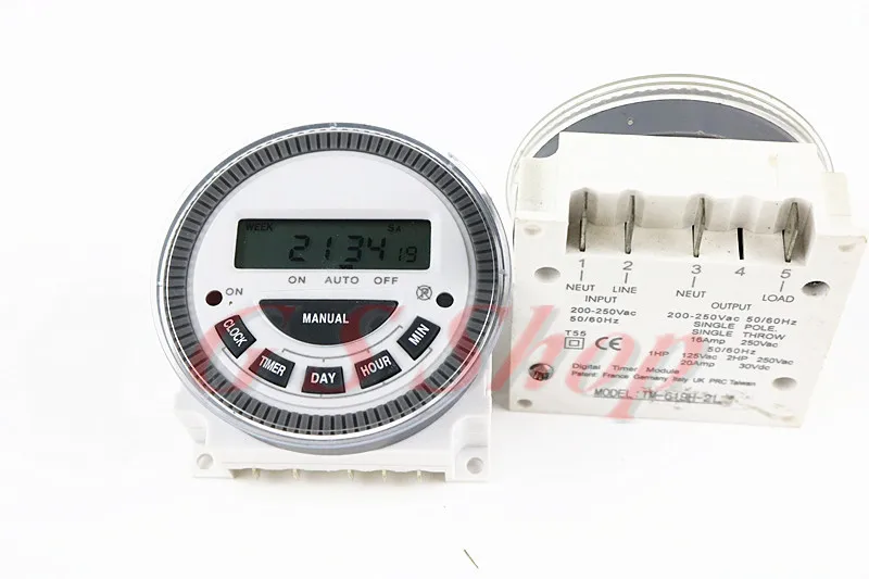 

CN304 AC 220V Digital LCD Power Weekly Programmable Timer Time Switch Relay