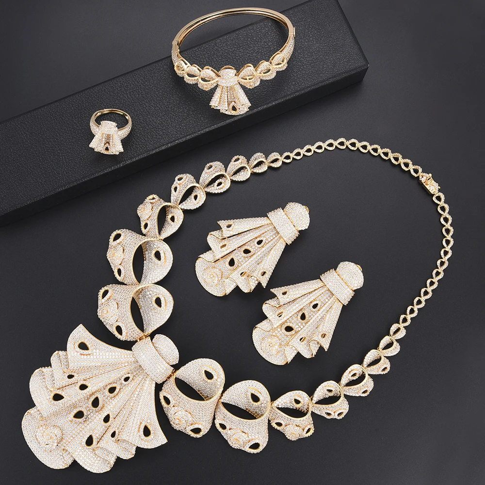 

missvikki Vintage Top Quality AAAAA Cubic Zirconia Chic Design Trendy Jewelry Set For Women Girl Birthday Anniversary Jewelry