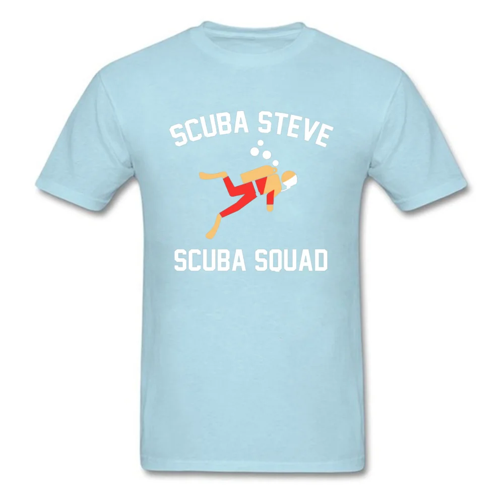 Scuba Steve scuba squad 3452 T-Shirt Newest Short Sleeve Classic 100% Cotton Crew Neck Men's T Shirt T Shirts Thanksgiving Day Scuba Steve scuba squad 3452 light