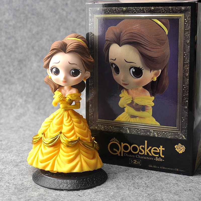 Disney Princess Figures Frozen Elsa Anna Rapunzel Belle Cinderella Alice Snow White Ariel Action Figures PVC Model Collection