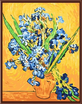

Van Gogh iris flower painting art abstract Home Furnishing wall decoration wall decoration painting by numbers 40x50cm G282
