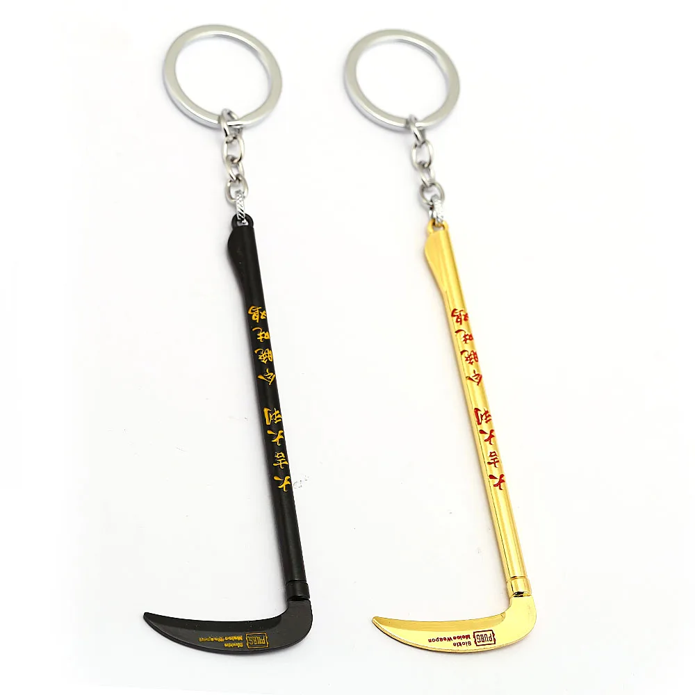 US $2 39 24% OFF|Fashion Accessory Sickle Pendant Words Decoration Keychain Scythe Model Lucky Key ring For Men Car-in Key Chains from Jewelry &