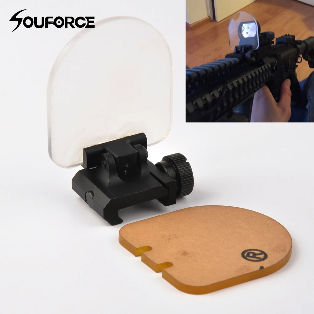 Оптический прицел Airsoft объектив Экран Защитная крышка Transparrent щит Панель 20 мм