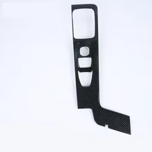 1 шт. LHD углеродное волокно центр передач мультимедийная ручка Накладка полосы для Volvo XC60 черный стикер аксессуары для интерьера