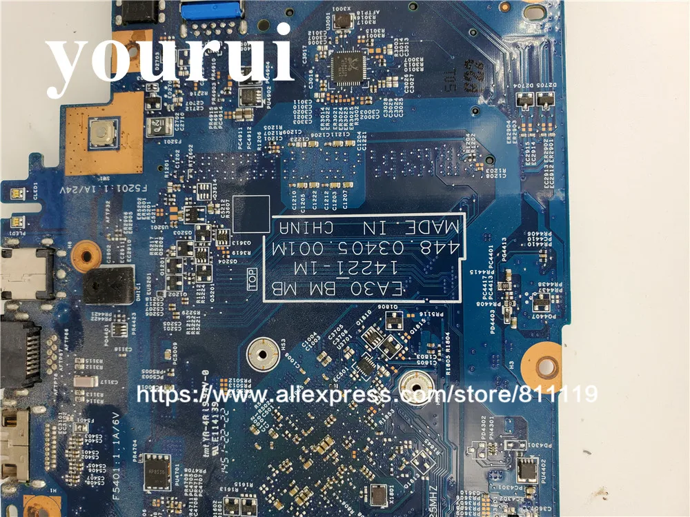 Материнская плата NBMRT11006 NB.MRT11.006 для acer aspire ES1 311 EA30 BM MB 14221 1M 448.03405.001M с ЦПУ 100%