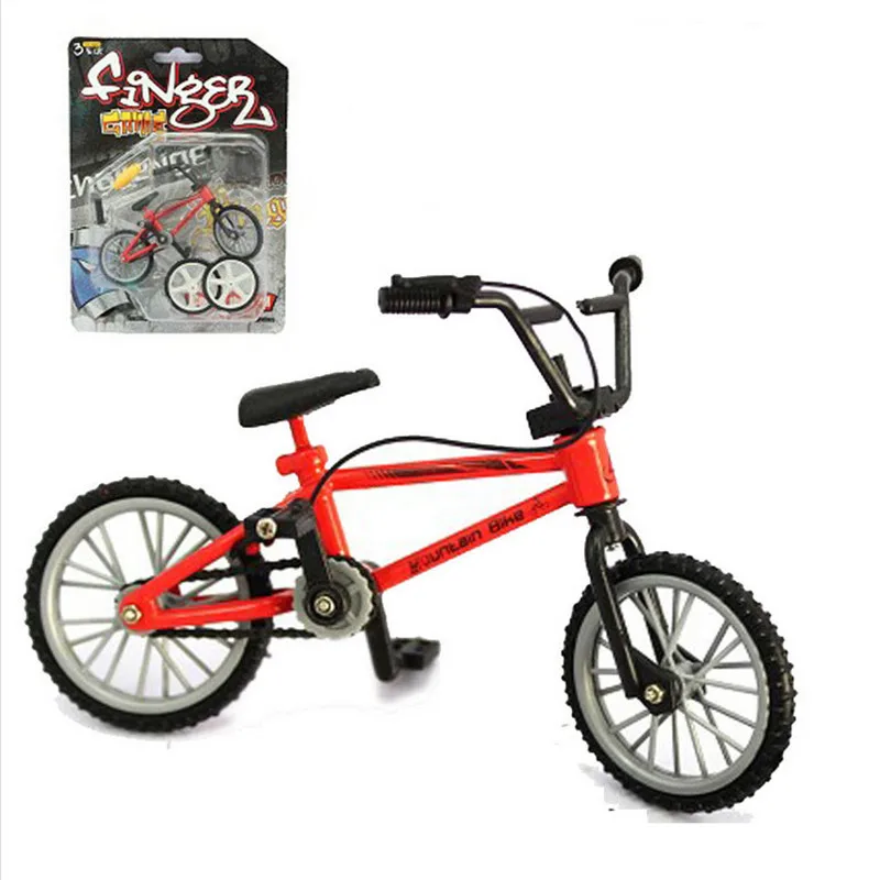 Случайные 2 шт. Flick Trix сплав велосипед палец велосипедная модель BMX игроки игрушки