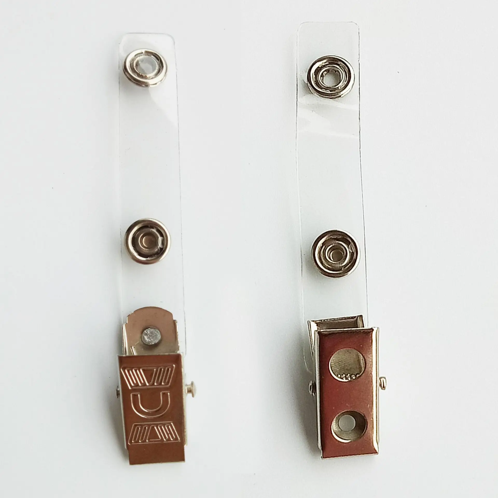 

50pcs/bag Double hole metal ID clip Hot Badge clip