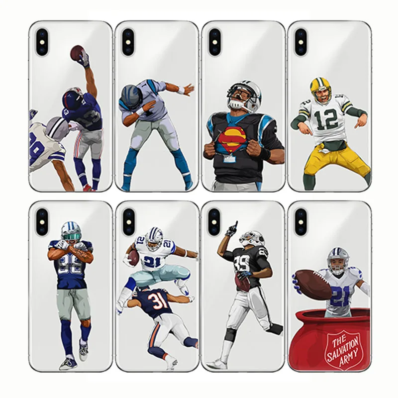 

American Sport football rugby soft silicone phone cases cover for iPhone XR XS MAX 6 6S 7 8 plus X 5 5S SE