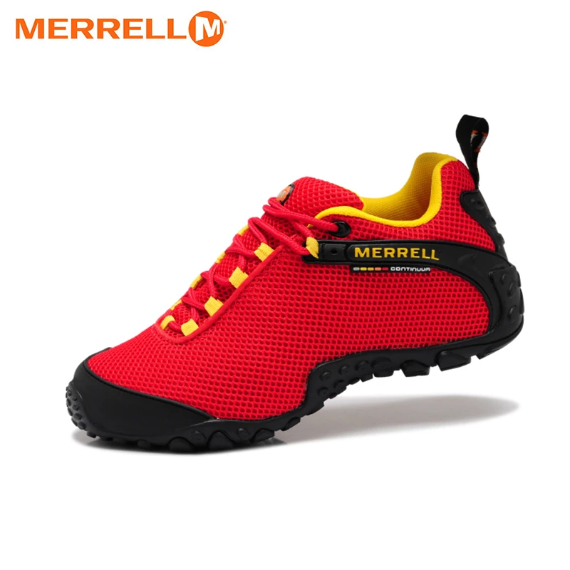Original Merrell Men Breathable Camping Outdoor Sport Mesh Hiking Shoes For Male Red Mountaineer Climbing Sneakers 39 44 Mesh Hiking Shoes Hiking Shoesmerrell Mens Aliexpress