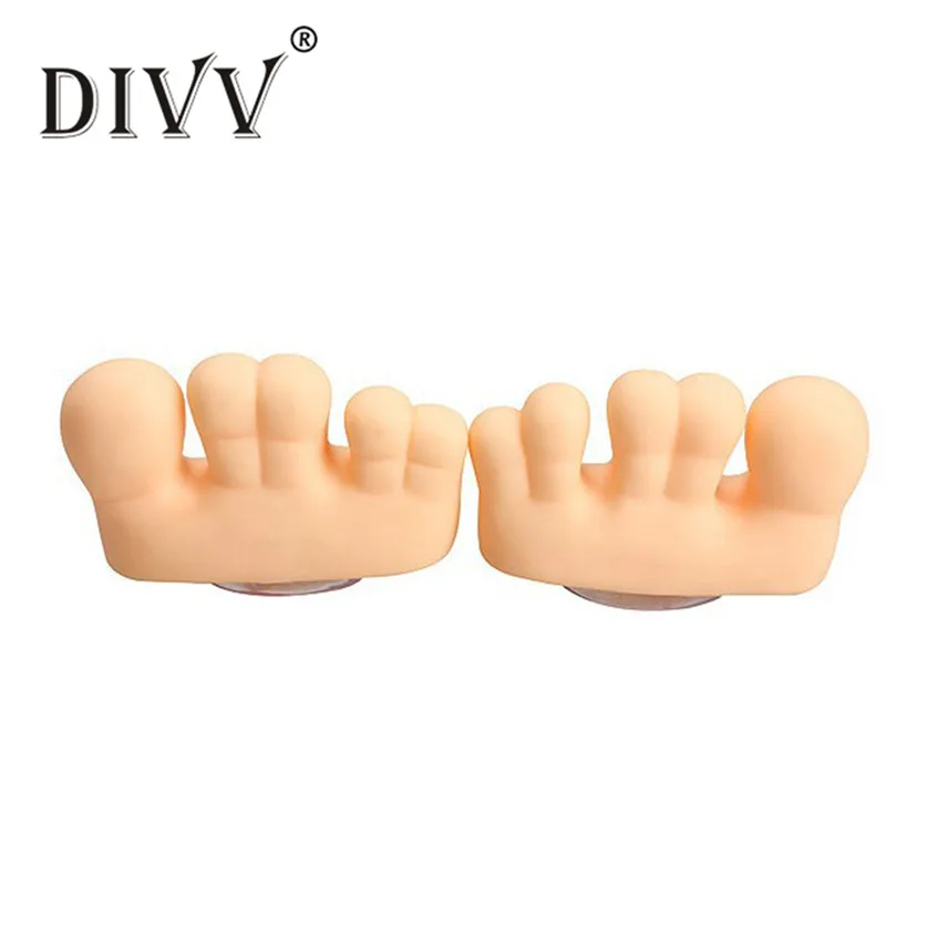 

Toothbrush holder Funny Cute Toe Foot Shaped Pen Pencil Fashion Heaven 17Apr27