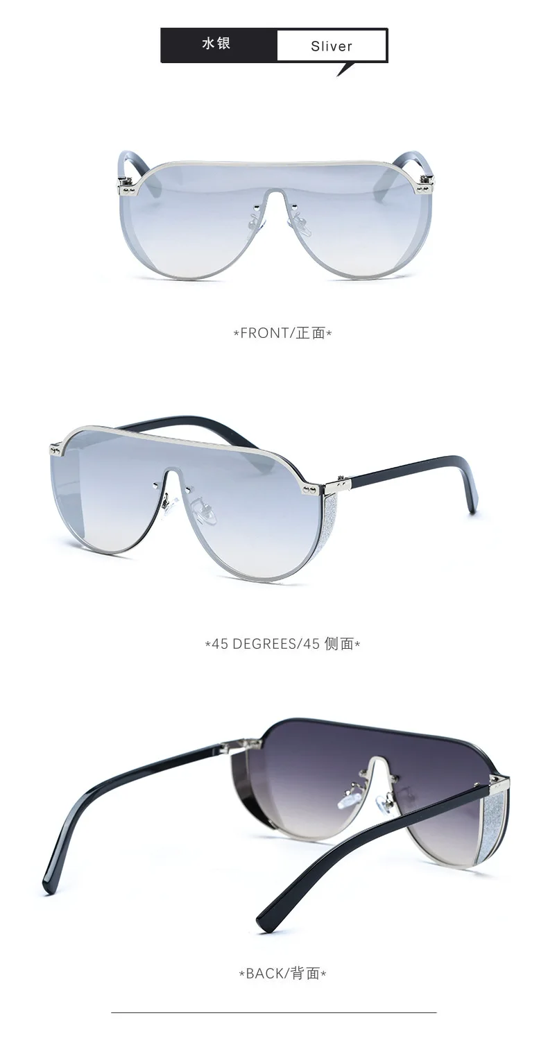 Роскошные модные большие хрустальные Солнцезащитные очки женские высококачественные оттенки женские брендовые дизайнерские круглые алмазные солнцезащитные очки FML