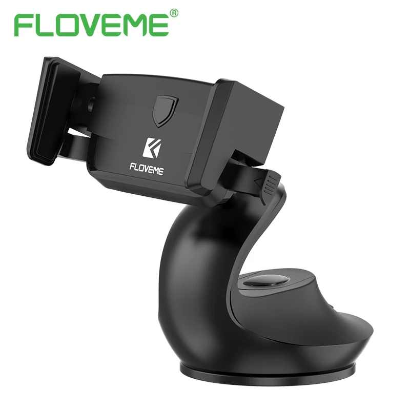 

FLOVEME Automatic Lock Adsorption Car Phone Holder For iPhone Swan Design Vehicle Mounted Holder Stand Smart Phone Accessories