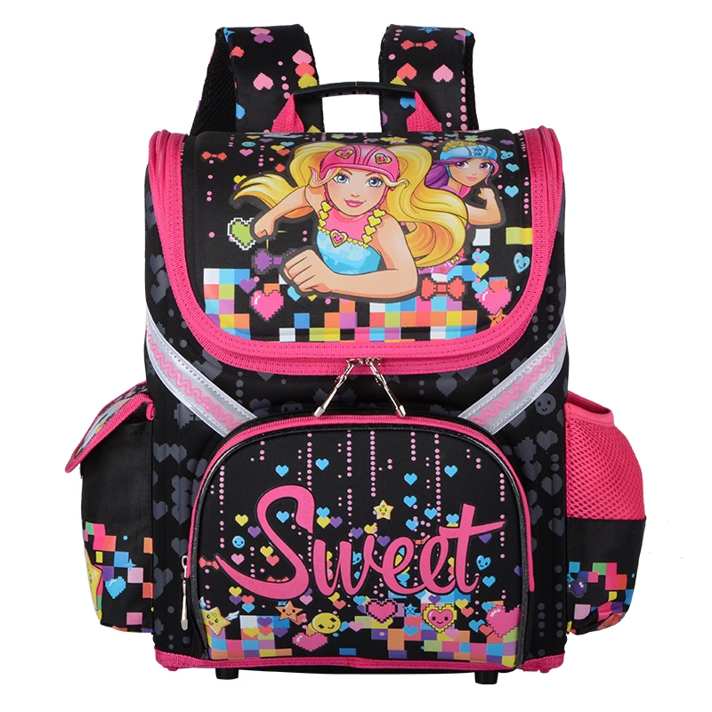 

Children School Bags For Girl Orthopedic Backpacks Child Princess Girls Cartoon Satchel Knapsack Mochila escolar