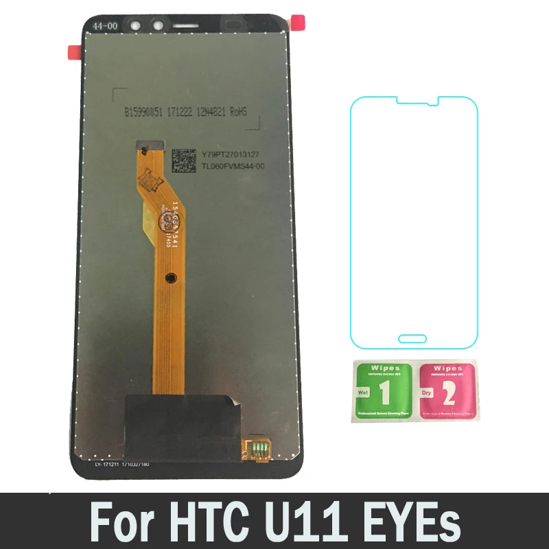 

New Good Quality LCDs For HTC Ocean Harmony U11 EYEs LCD Display Touch Screen Digitizer Replacement Assembly 100% Tested Working