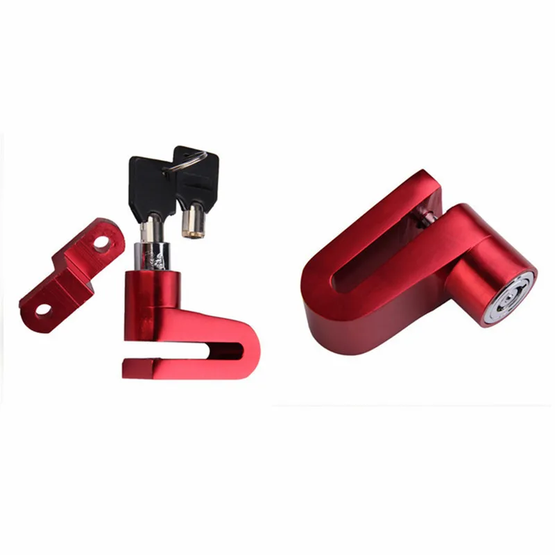 Black Red Electric Skateboard Lock Disc Brakes Wheels Lock for Xiaomi