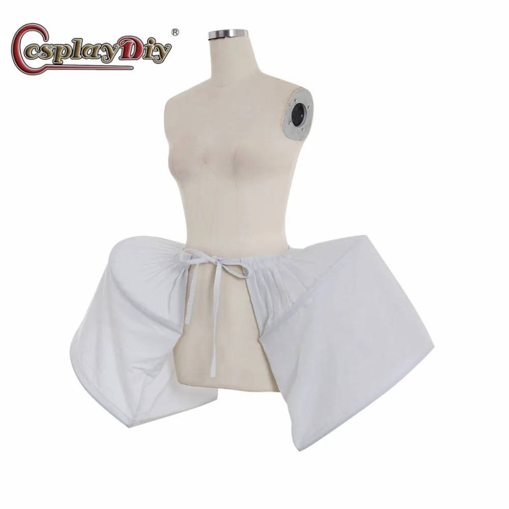 

CosplayDiy Rococo Gown Dress Civil War Crinoline Petticoat Women Medieval Victorian Dress White Underskirt Cosplay Accessories