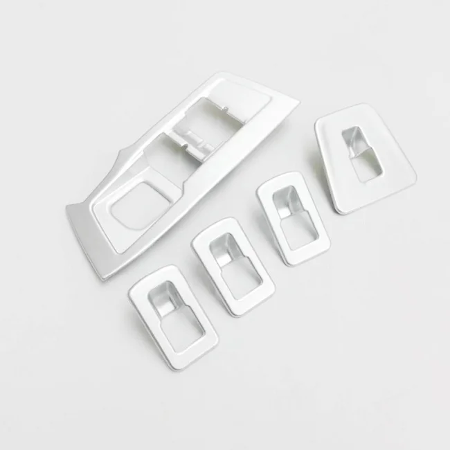 ABS-Plastic-Sticker-door-Window-glass-panel-Armrest-Lift-Switch-Button-trim-frame-4pcs-For-Volkswagen (5)