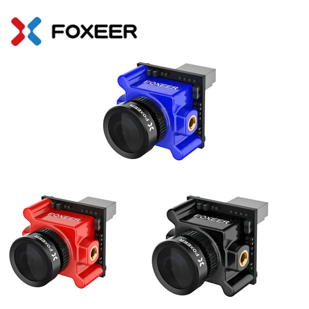 Foxeer Predator Micro V2 1 8 мм 1000TVL PAL/NTSC Супер WDR FPV камера w/OSD для радиоуправляемого дрона |