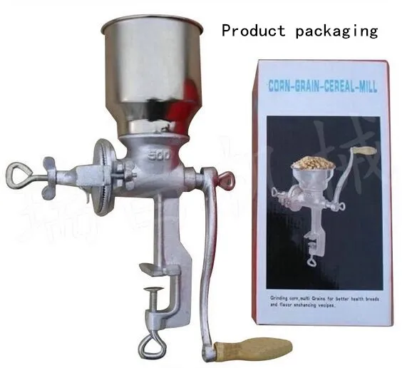 Hot cast iron home manual coffee bean grinder food corn hand grinder