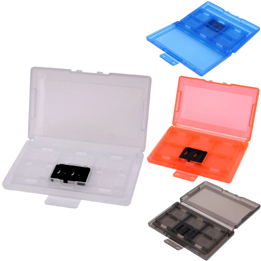 4 colors 12 game card slot Game card Organizer case holder For Nintendo