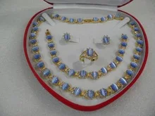 Хорошее ювелирное изделие, драгоценный камень, кварцевый камень, драгоценный камень, настоящий опал, ожерелье, браслет, серьги, кольцо, набор, прекрасный подарок для женщин