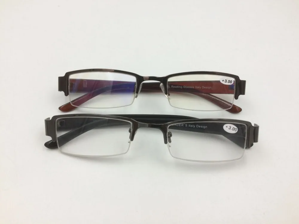 Whole Sale Big Discount Crystal Reading Glasses, Italy Design Half