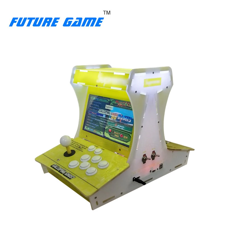 新スタイルのギャロッピングゴーストアーケードゲーム機 10 インチ液晶