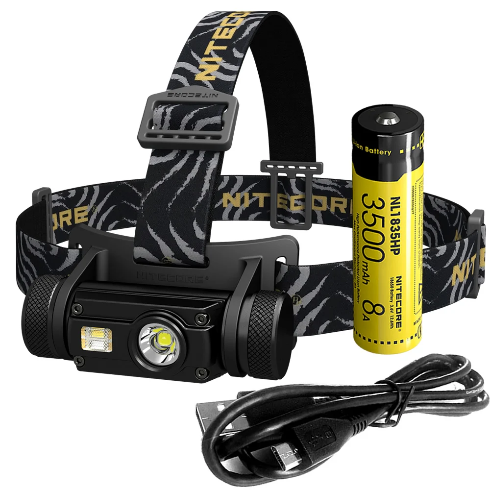 Comprar Venta superior envío gratis NITECORE HC65 18650 batería recargable faro 1000LM CREE U2 LED faro impermeable Camping viaje