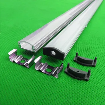 

10-30pcs/lot 80inch 2m led strip channel for 3528/5050/5630 tape,flat slim aluminium profile with cover for 12mm hard strip