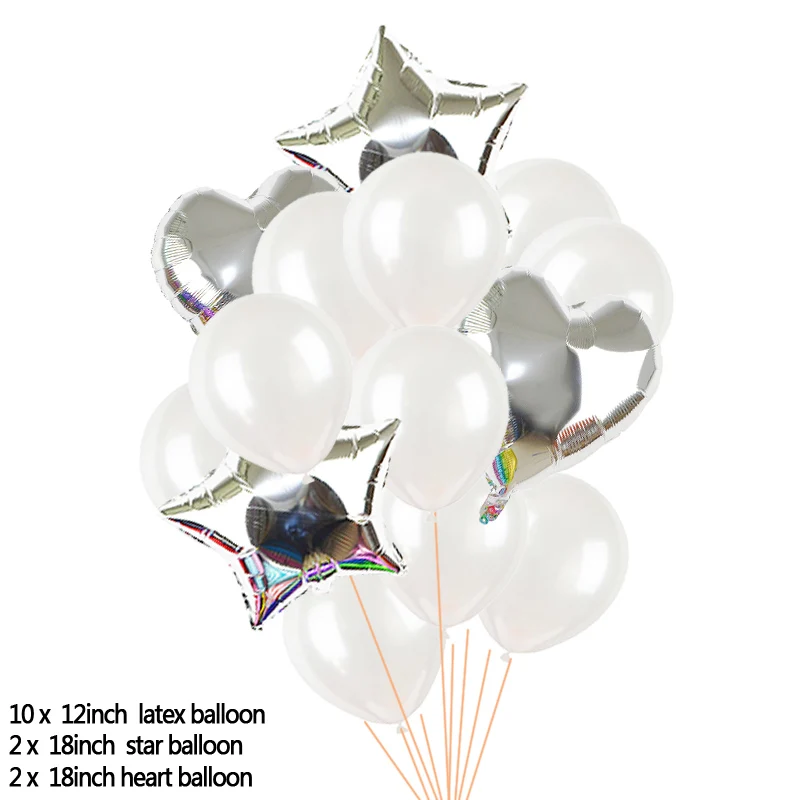 14 шт./компл. много воздушных шаров Надувные свадебные шары с днем рождения украшения для детских игрушек баллон для душа - Цвет: T03