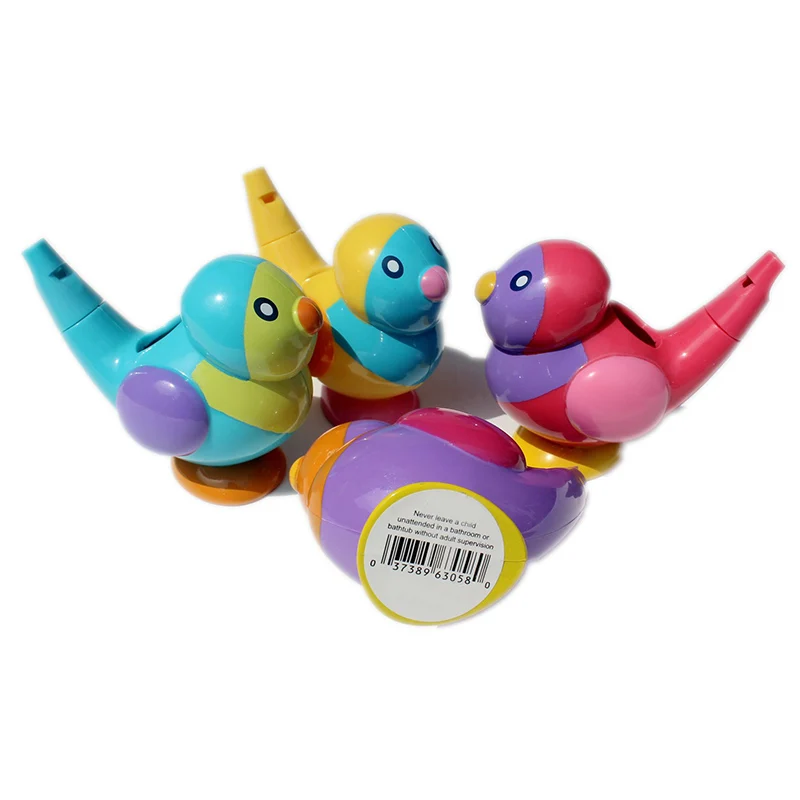 2 Pcs 2 in 1 Beautiful Bird Water Whistle Children Instrumental Music Bath Toy Educational Toys AN88