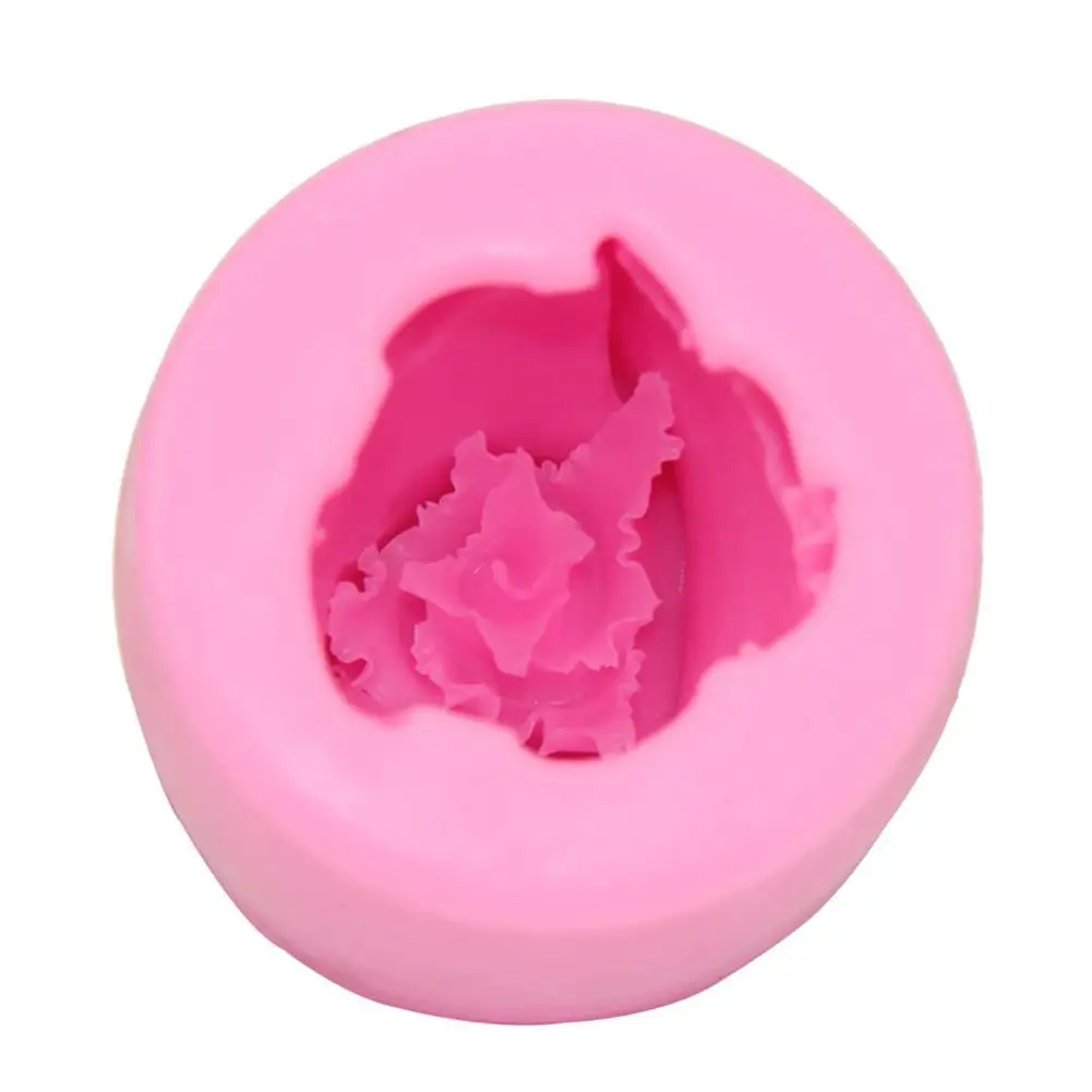 3D розовые цветы мыло формы инструменты для украшения шоколадного торта выпечки помадка силиконовая форма DIY мыло ручной работы Силиконовая Форма 3d
