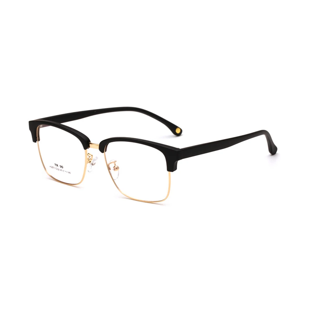 

Retro Tr90 Metal Half Frame Kicking Glasses Frame 2018 New Men and Women Optical Frames Clear Reading Eyeglasses Frames 2671OLO