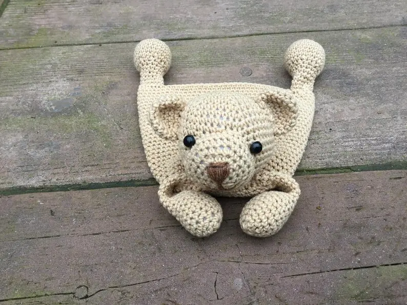 Игрушки для вязания крючком amigurumi ручной работы игрушечный медведь номер HH011