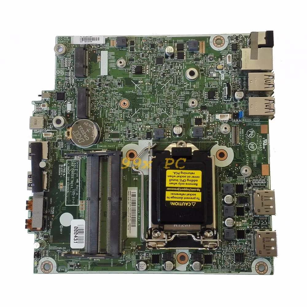LAOKE для hp 800 G3 Материнская плата ноутбука 907154-601 348.06N35.0011 16515-1 DDR4 Тесты ОК |