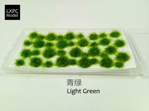 Light Green Многорельсовый неправильный травяной кластер 5 мм модель делая материал - Цвет: Light Green
