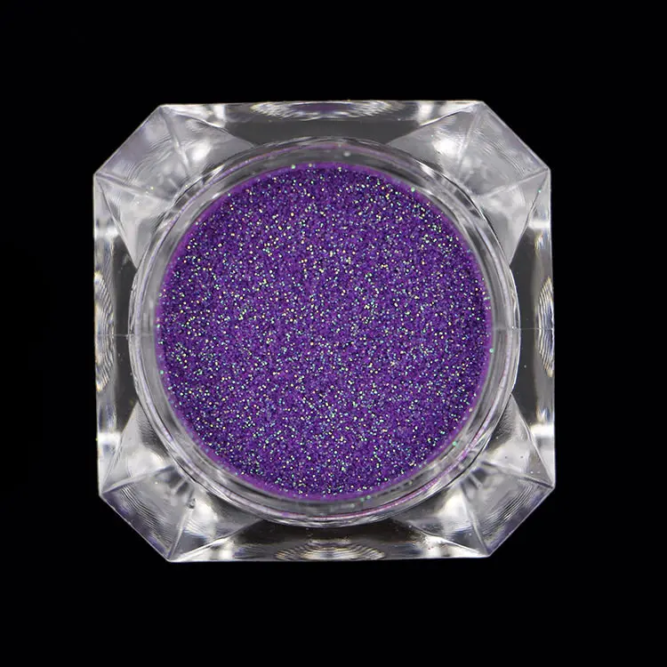С эффектом русалки блеск для ногтей порошок пыль волшебный блеск блестящий дизайн ногтей зеркальная пудра для ногтей Декоративный пигмент блестки - Цвет: Фиолетовый