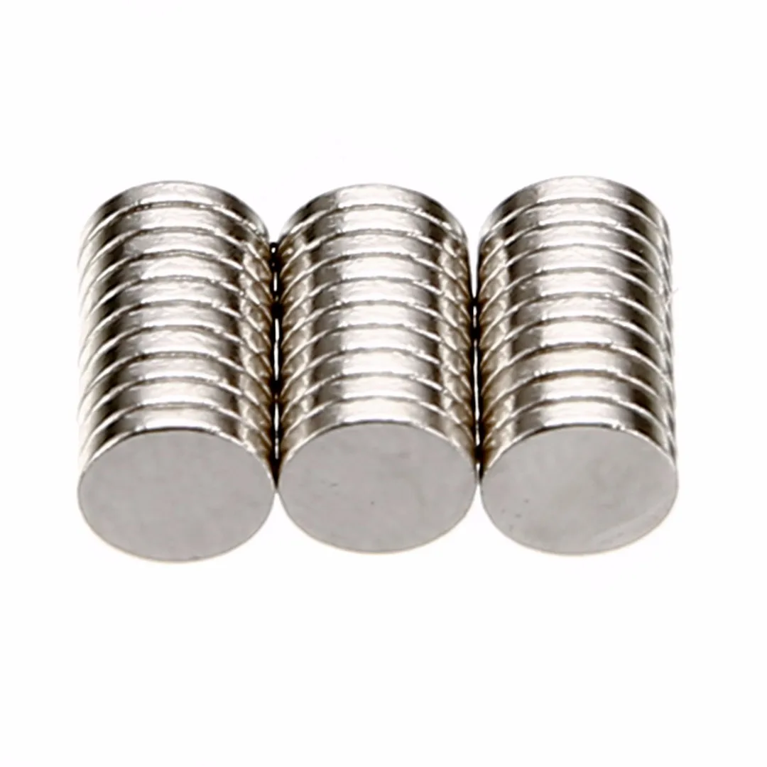 

100pcs 5mmx1mm N35 Mini Silver Neodymium Magnets Super Strong Cylinder Rare Earth Neodymium Bulk Sheet Round Disc Magnets
