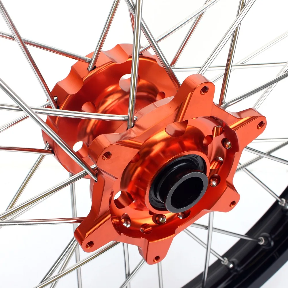 Передний обод колеса BIKINGBOY 1 6*21 &quotMX 36 спиц для KTM EXC 125 03 16 SX 150 XC 2013 2014 200 250 15 SX250
