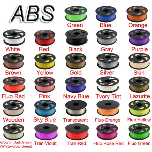 

17 optional colors ABS 1.75mm 3D Printing Filament for 3D Printer machine