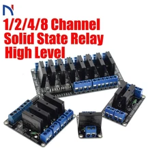 1/2/4/8 Channel Solid State Relay G3MB-202P DC-AC PCB SSR AVR DSP In 5V DC Relay Module 240V AC 2A for Arduino Diy Kit