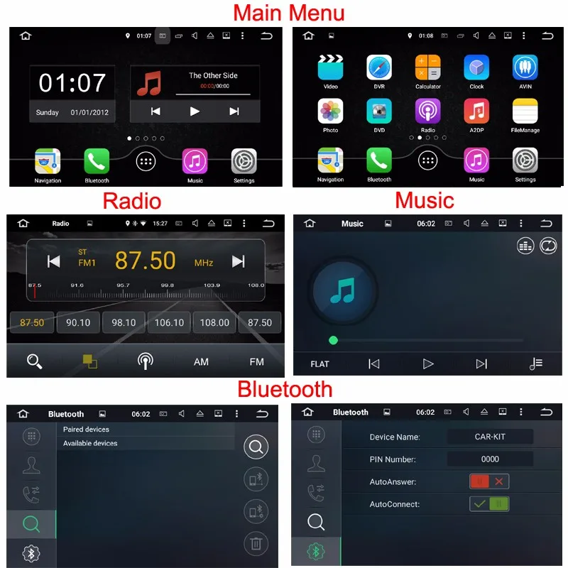 Top Android 5.1.1 Quad core Two Din 7 Inch Car DVD Player For FORD/FOCUS 2 /MONDEO/S-MAX/CONNECT 2008-2011 With Wifi Radio GPS BT 5 Top Android 5.1.1 Quad core Two Din 7 Inch Car DVD Player For FORD/FOCUS 2 /MONDEO/S-MAX/CONNECT 2008-2011 With Wifi Radio GPS BT 5