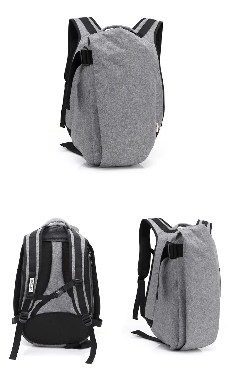 OZUKO Модный корейский водонепроницаемый 15,6 дюймовый рюкзак для ноутбука, повседневная мужская сумка, Большой Вместительный Противоугонный рюкзак, школьные сумки, Новинка
