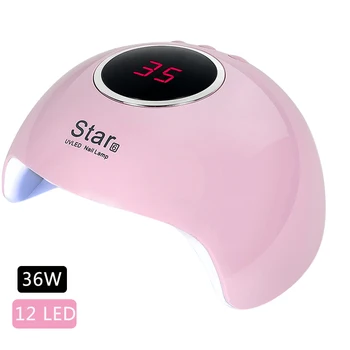 

Star6 LED UV Lamp 36W Nail Dryer for All Gels USB Lamps for Manicure with LED Display Quick Drying Nail Polish Nail Art Tools