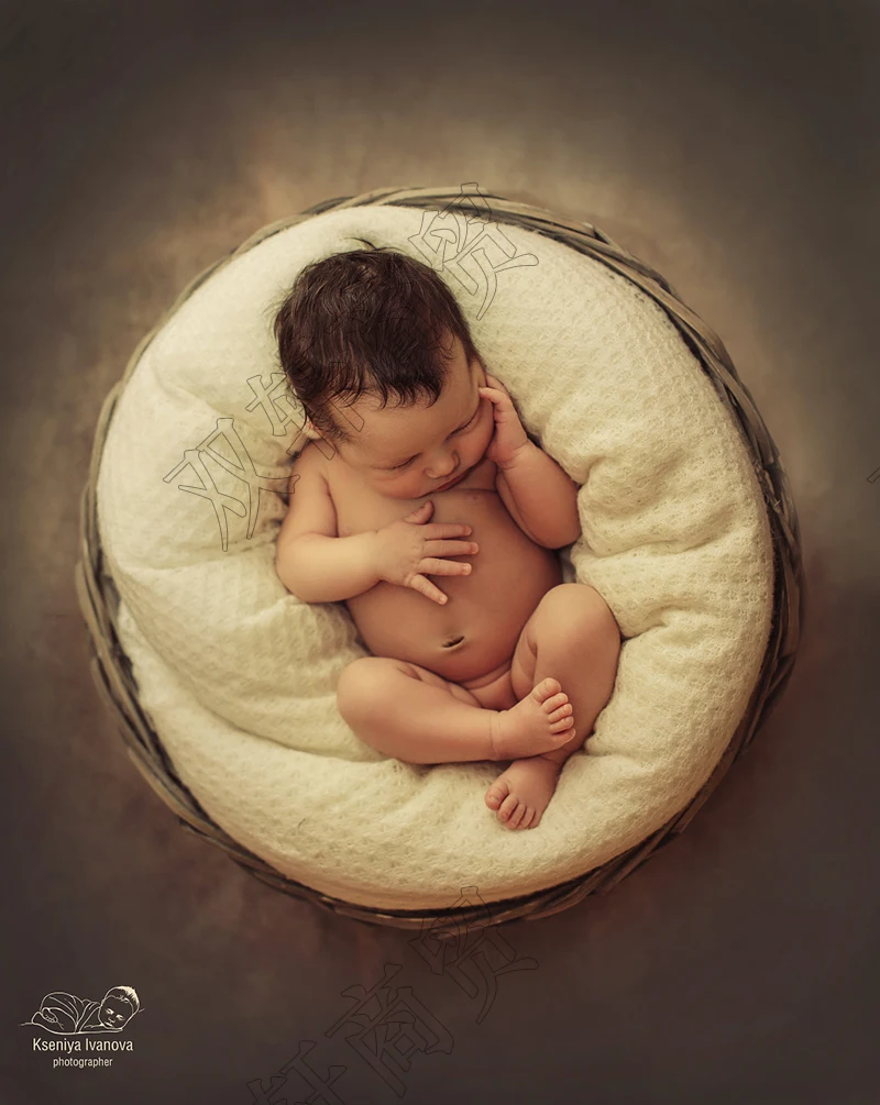 Pano de Fundo Malha Acrílico Tecido Fino Bebê Recém-nascido Fotografia Foto Adereços Cobertor Cesta Stuffer 150*100cm 5 High Quality Mamãe e Bebê