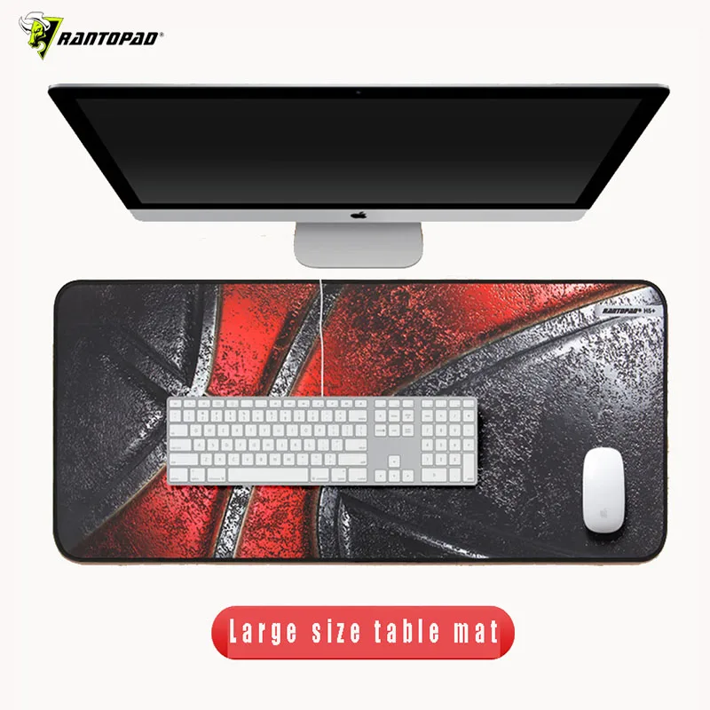 

Rantopad custom 3D print basketball700X300/900X325 large size mouse pad notebook keyboard desk pad for CSGO tank world LOL game