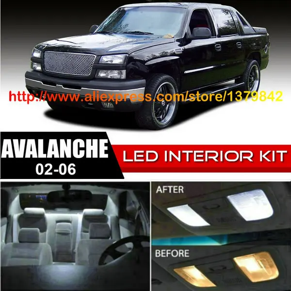 Xenon White Led Interior Light Package For Chevrolet Chevy