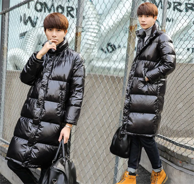 TEAEGG 90% белый пуховик Мужская одежда Chaquetas Hombre толстый черный мужской пуховик Мужские зимние парки Плюс Размер 4XL AL134