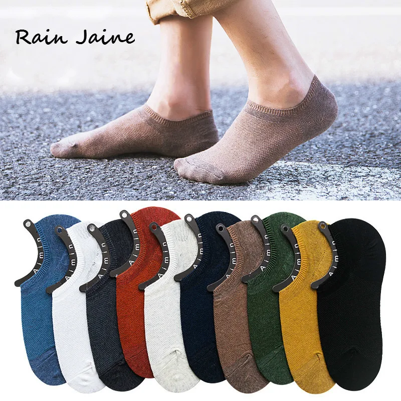

Socks Mens Short Harajuku Ankle Cotton Invisible Boat Summer Calcetines Hombre Divertido Pack Algod N Skarpetki Meskie 10 Pairs